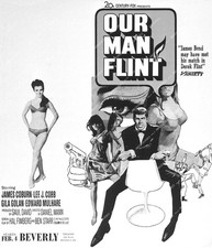 5469-2 ad slick James Coburn, Gila Golan - film Our Man Flint 5469-002