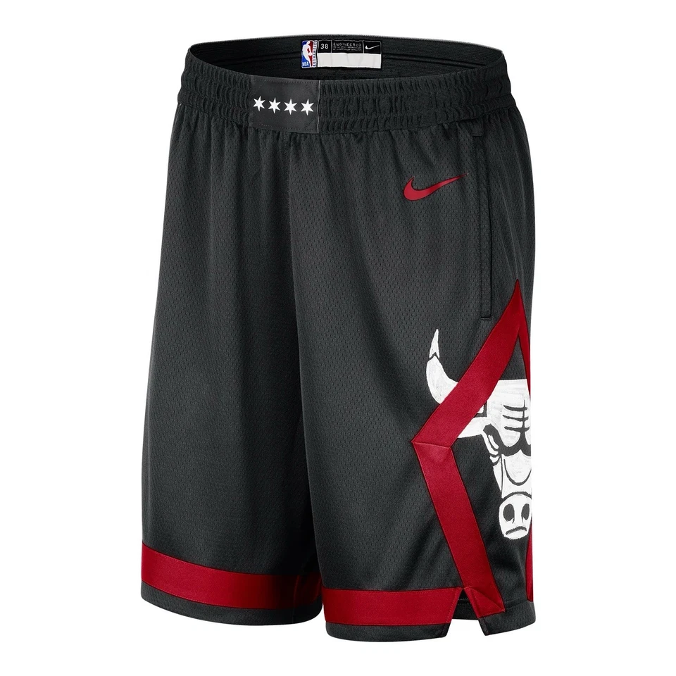 Chicago Bulls Team Issued 2023-24 City Edition Shorts 44R  - Image 3 of 4