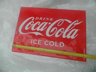 CocaCola Coca Cola Werbeschild DRINK ice cold