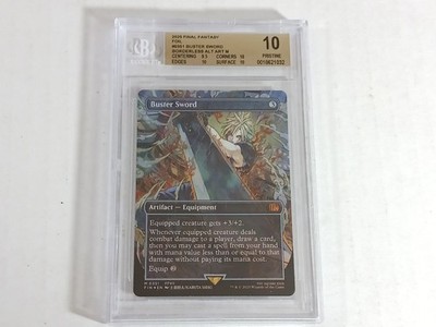 Buster Sword (Borderless) Final Fantasy Foil for sale online | eBay
