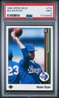 1989 Upper Deck #774 Nolan Ryan PSA 9 Football MINT