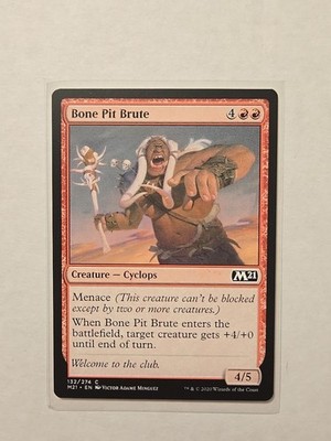 Bone Pit Brute - Core Set 2021 M21 - LP - Common - Creature 