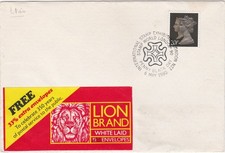1990 cover sent from International Stamp Exhibition London, Penny Black Day