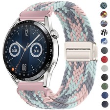 22/20mm Nylon Buckle Strap for Samsung Watch7/6/5/4 Band for Huawei Watch GT 4 3