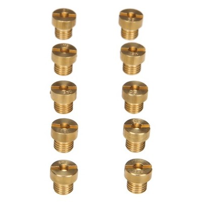 10x Hauptdüsen Düsenset 6mm M6 80-125 für Dellorto Vergaser PHVA PHVB PHBN PHBH