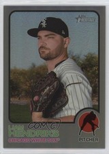 2022 Heritage High Number Chrome Silver Bordered Refractor Liam Hendriks 0s55