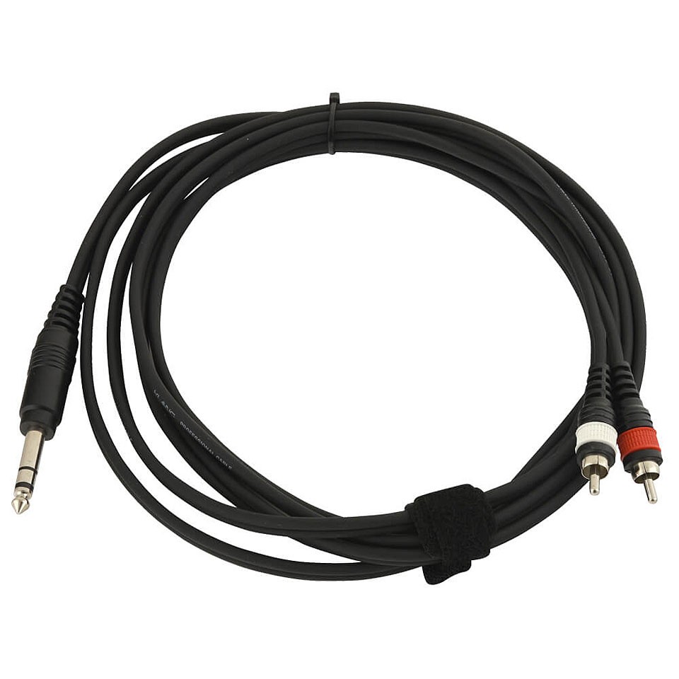 Стерео-разъем Y-Kabel Klang Jack - 2-х канальный кабель длиной 3 м NEU