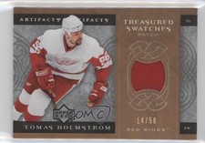 2007 Artifacts Treasured Swatches Bronze 14/50 Tomas Holmstrom #TS-TH Patch 0x2d