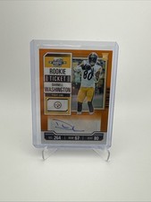 2023 Panini Contenders Optic Darnell Washington ORANGE ROOKIE TICKET AUTO #/50