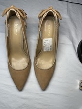 Michael Kors Women's High Heel Suede Gold Size 6 1/2M