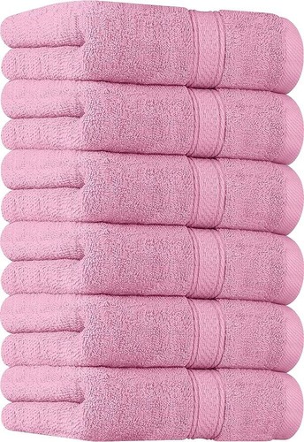 Premium Hand Towels 100% Combed Ring Spun 600 GSM Extra Large16x28 Towels ~ - Foto 15 di 31