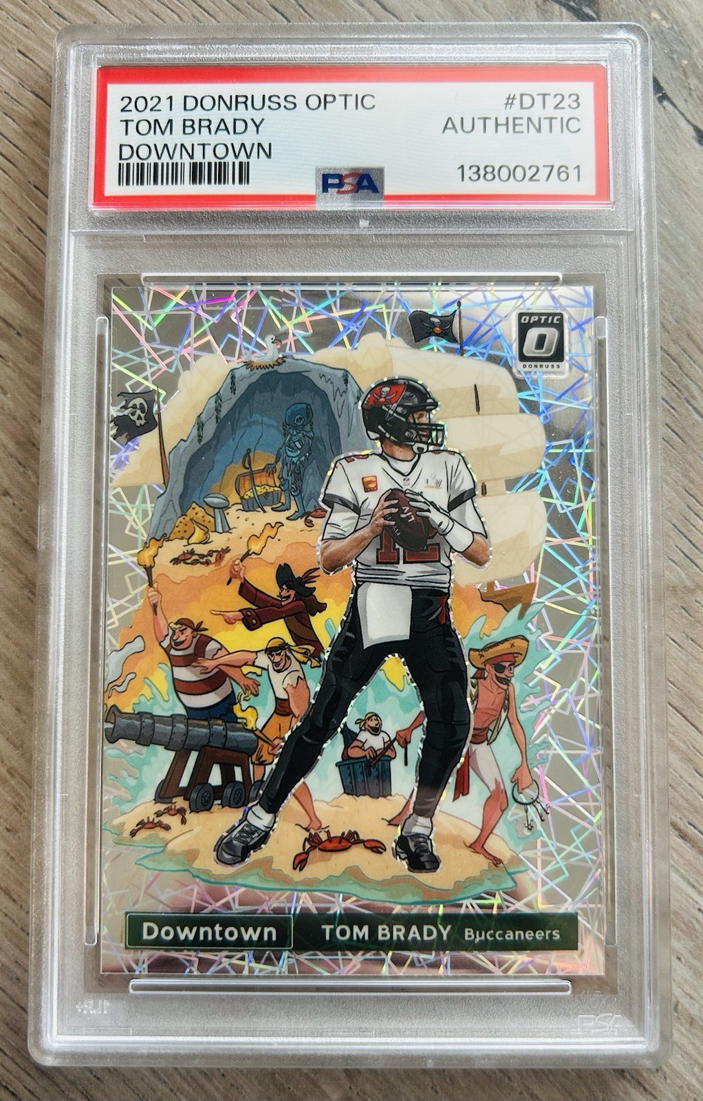 2021 Panini Donruss Optic Tom Brady Downtown