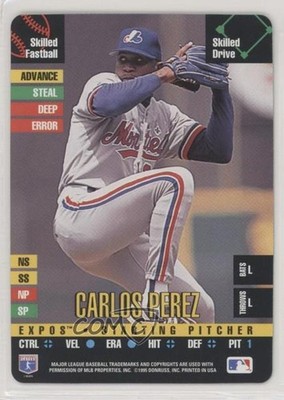 1995 Donruss Top of the Order Carlos Perez c7w