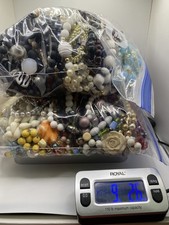 Jewelry Junk Lot 9 Lbs Broken Art Craft Harvest Repurpose Upcycle Beads