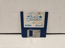 The Black Cauldron Disk 1 3.5" Floppy Disk Commodore Amiga 1985 image