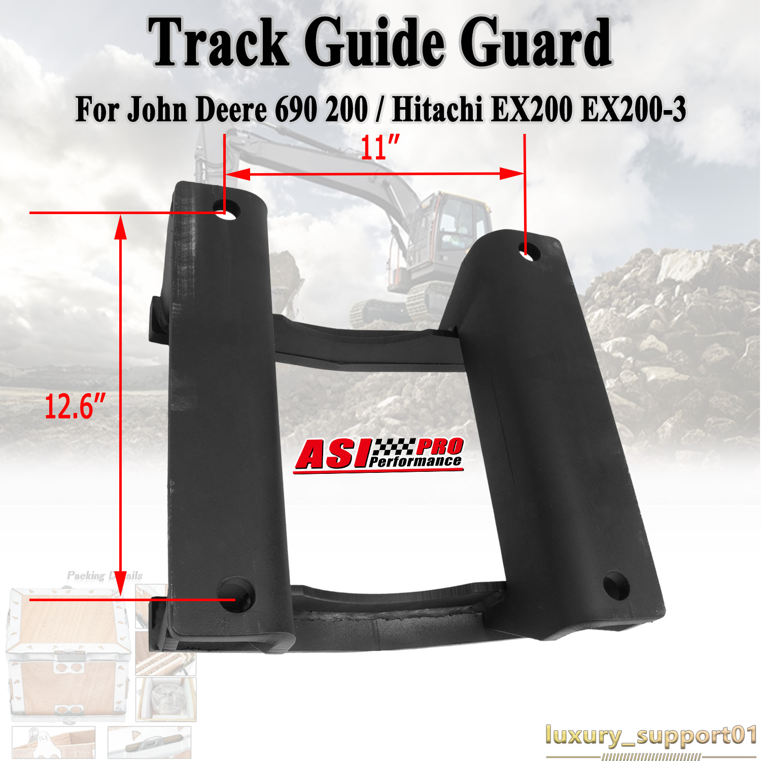 Track Chain Guide FOR Hitachi EX200-2 EX200-3 EX200-3 John Deere 690D, 690E, 200