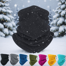 Neck Gaiter Bandana Face Mask Windproof Warmer Thermal Gator Shield Hat Ski Mask