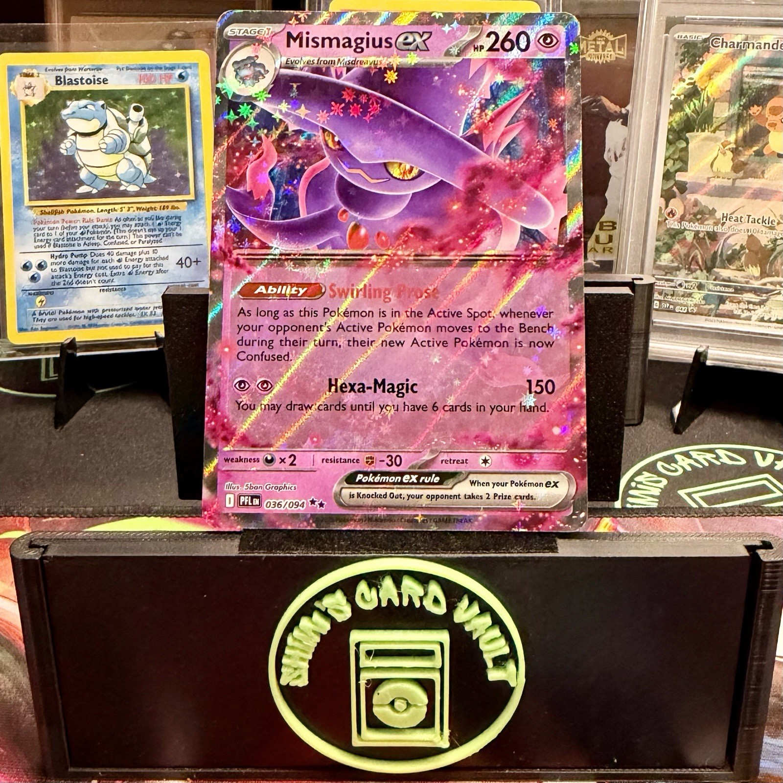 2025 Pokemon Phantasmal Flames PFL EN Mismagius ex Double Rare #036/094