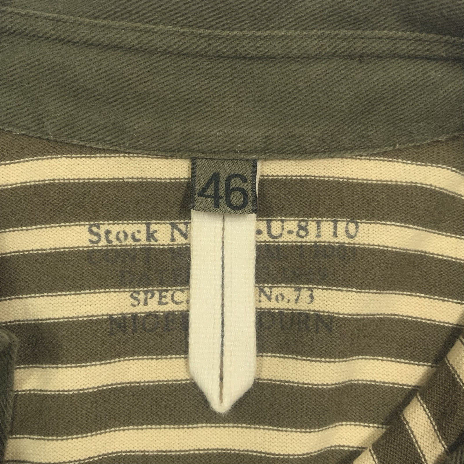 NIGEL CABOURN Vintage Processed Border Heavy Polo… - image 8