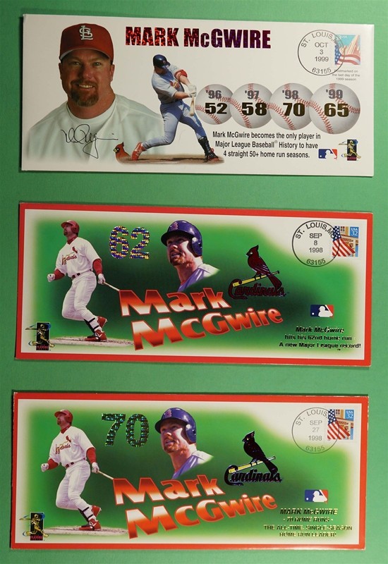 DR WHO 1990s 3 BASEBALL MARK MCGWIRE CARDINALS ST LOUIS MO R86107