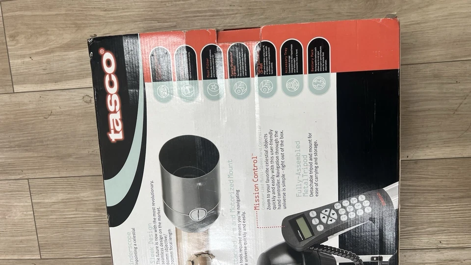 Tasco StarGuide Computerized Telescope ST-60700CT ⭐ Motorized Mount Tripod. Open - Image 2 of 4