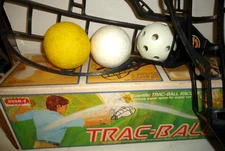 WHAM-O TRAC-BALL Game with 3 Balls - Original Box Vintage 1975
