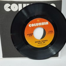 David Essex - Rock On / On And On 7" Record 1973 Columbia Rock 45RPM