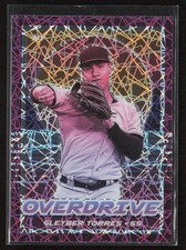 Gleyber Torres 2021 Panini Chronicles #6 Overdrive Purple Velocity
