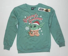Star Wars Mandalorian Baby Yoda Christmas Sweatshirt Galaxy's New