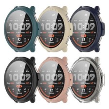 Watch Case Shell with Tempered Glass Film Scratchproof Case Protective Cover