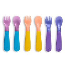 Munchkin Color Reveal Color Changing Utensils, 6 Pack Munchkin