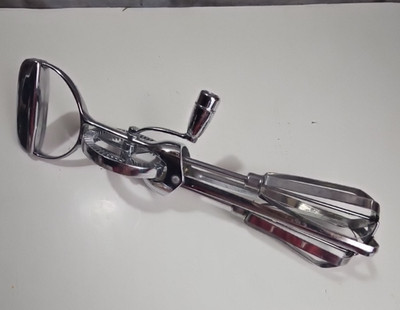 MCM Rotary Egg Beater Stainless Steel Blades with Chrome Handle 12 Inch