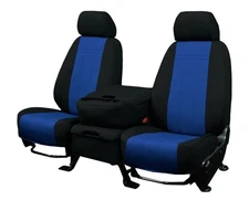 CalTrend Car Seat Covers Fit Ford F-150 2021-2025 Blue NeoSupreme Custom Rear