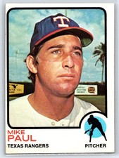 1973 Topps Mike Paul Texas Rangers #58