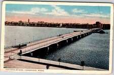 Postcard BRIDGE SCENE Cambirdge Massachusetts MA j/01 AK5736