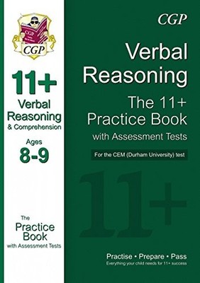11+ Verbal Reasoning Practice Book with Assessment Tests by CGP Books 1847625703