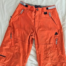 VTG 90’s Triple Five Soul Orange Cargo Pants Mens Sz 34x32 Military Y2K Ripstop