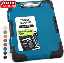 Toughest Clipboard with Storage, Internal Pen Pouch Included, Letter/ A4 Size, S