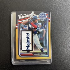 YOHANDY MORALES 2026 Panini Stars & Stripes Prizm THROWBACK RELIC GOLD /10