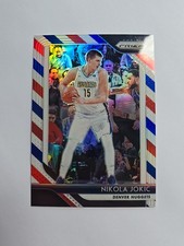 2018-19 Panini Prizm Nikola Jokic #92 Red White & Blue Prizm Denver Nuggets