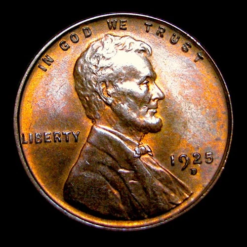 1925-D Lincoln Cent Wheat Penny  ---- PCGS MS-63 Stunning Coin ---- #331C