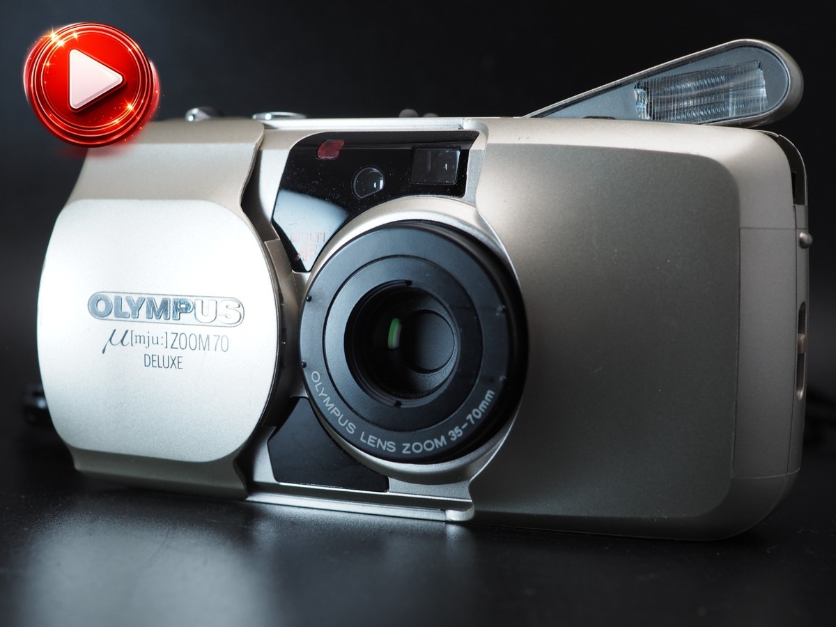 Olympus µ mju Zoom 70 Deluxe Point & Shoot 35mm Film Camera From