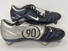 Scarpe da calcio Nike Total 90 Air Zoom 3 SG taglia 10 argento/blu G/VG con 2004
