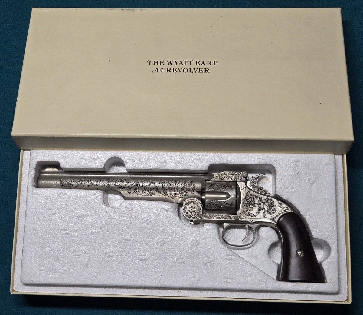 Wyatt Earp Franklin Mint Commemorative Colt .44, Replica, Non