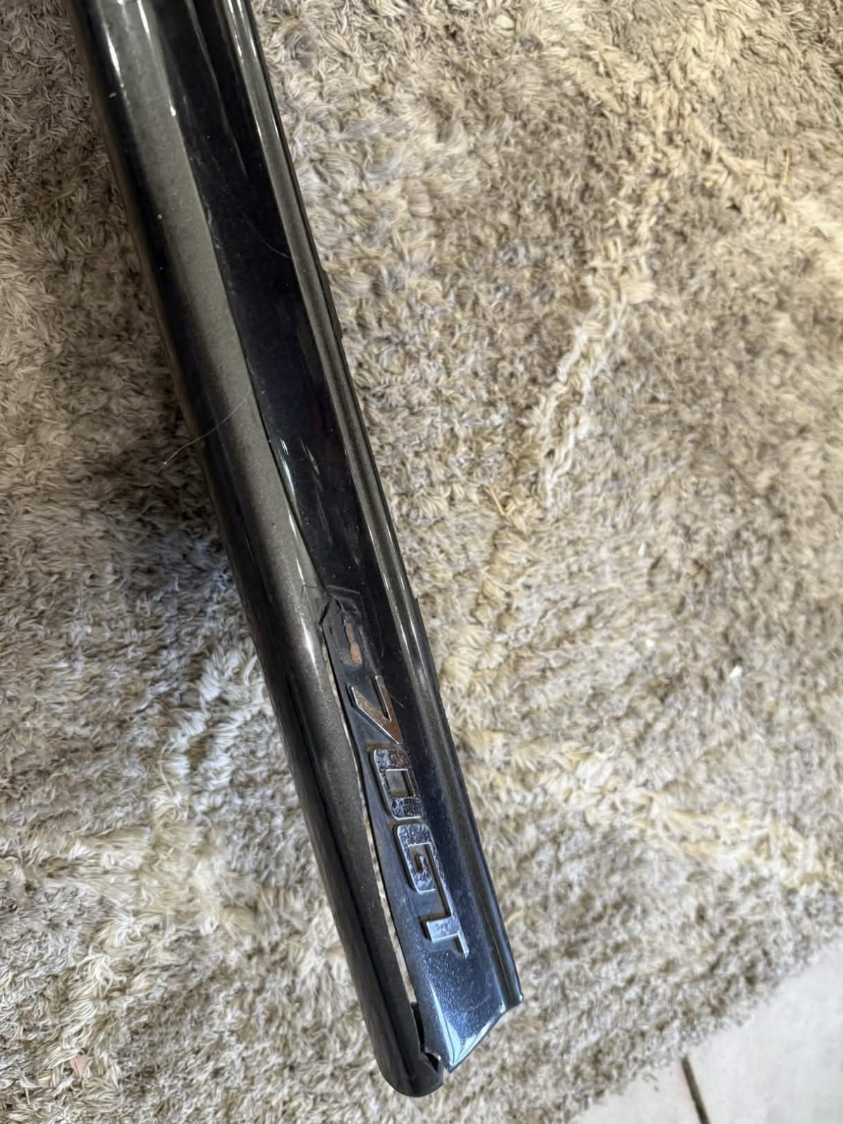 OEM McLaren 570GT Right Passenger Side Door Blade Rocker Trim Panel - Gray/Black