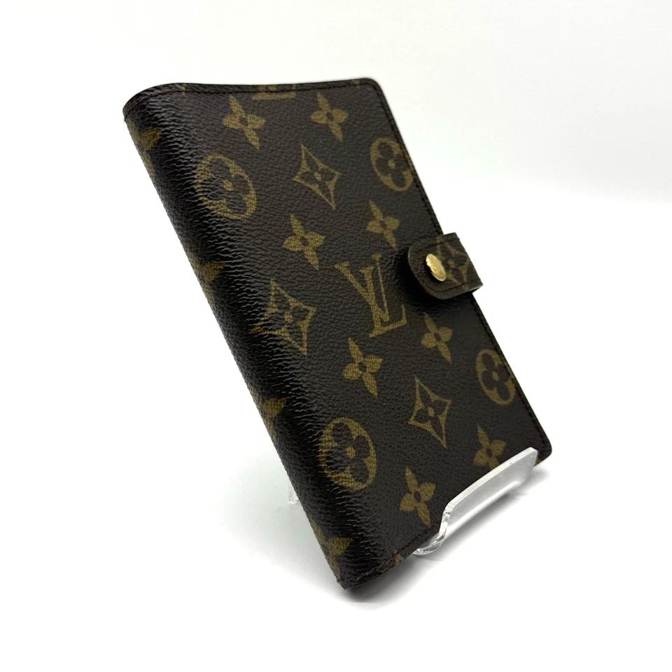 Auténtica cubierta Louis Vuitton monograma agenda-PM día planificador R20005 Foto 3 de 4