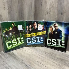 🧬 CSI: Crime Scene Investigation Seasons 1–3 DVD Box Set Lot (CBS / Paramount)