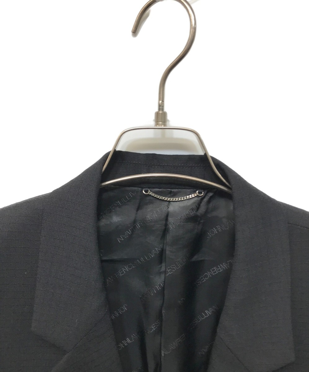 John Lawrence Sullivan black wool L KNIT SLEEVE SINGLE