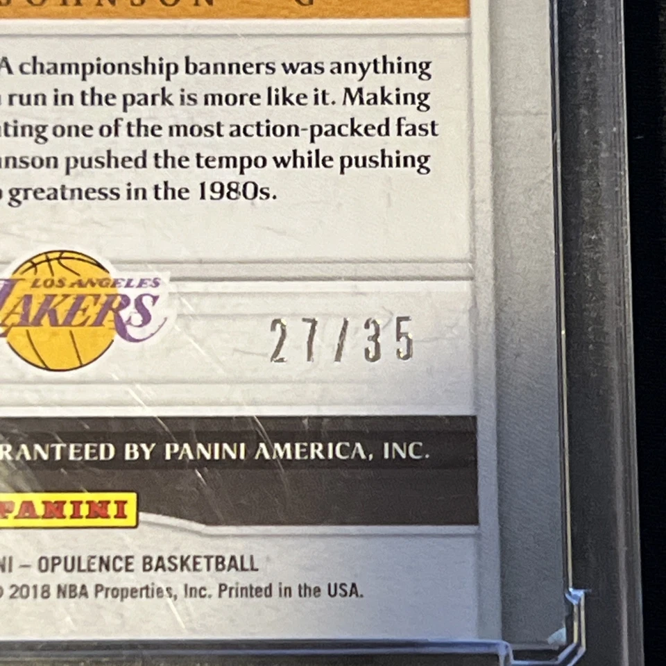 2017 magic johnson opulence championship hall auto /35 - Image 3 of 4