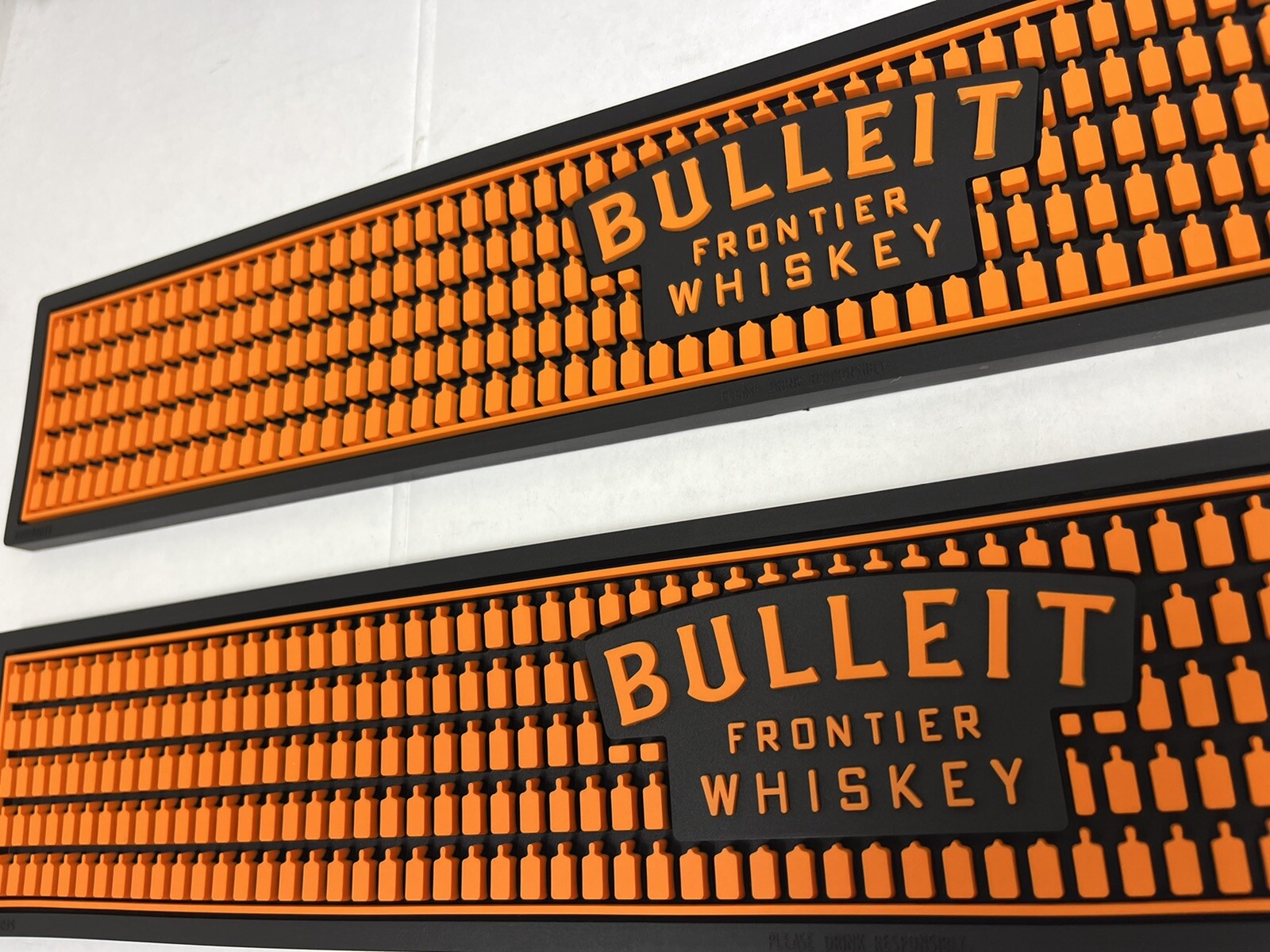 2 Bulleit Whiskey Bourbon Bar Mat Counter Mat Spill Mat eBay
